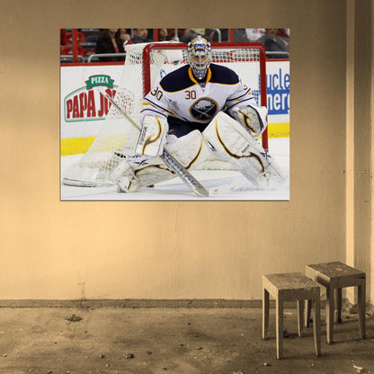 Ryan Miller Goaltender Hockey Sport Wall Art Print Poster