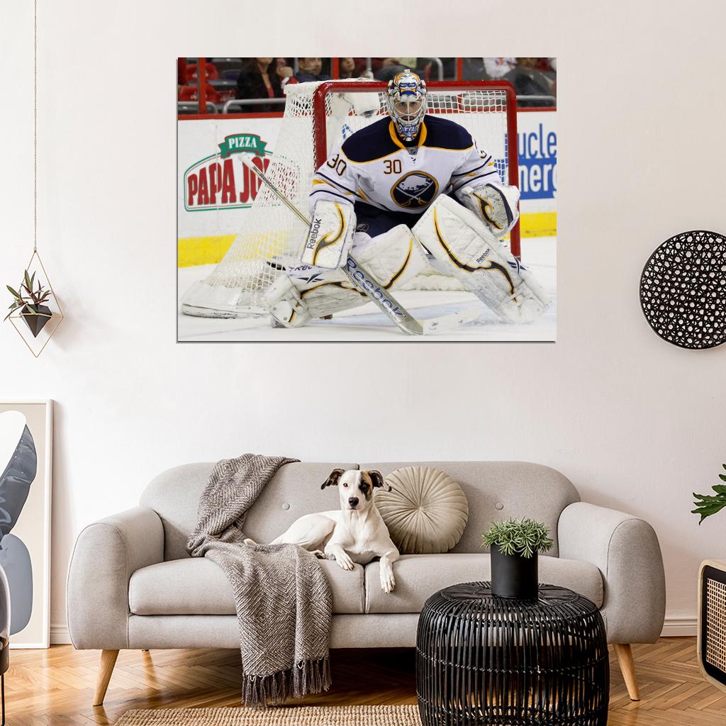 Ryan Miller Goaltender Hockey Sport Wall Art Print Poster