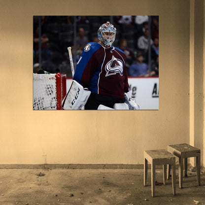 Semyon Varlamov Goaltender Hockey Sport Wall Art Print Poster