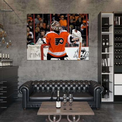 Sergei Bobrovsky Goaltender Hockey Sport Wall Art Print Poster