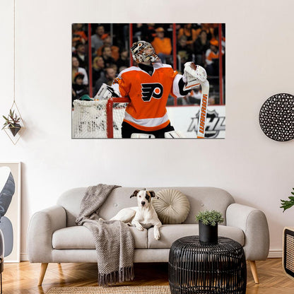 Sergei Bobrovsky Goaltender Hockey Sport Wall Art Print Poster