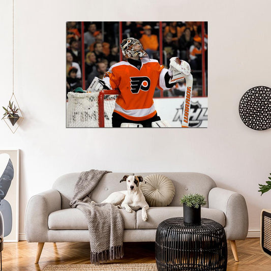 Sergei Bobrovsky Goaltender Hockey Sport Wall Art Print Poster