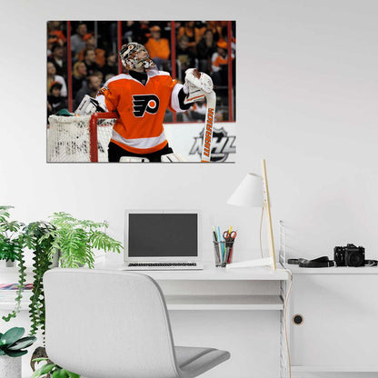 Sergei Bobrovsky Goaltender Hockey Sport Wall Art Print Poster