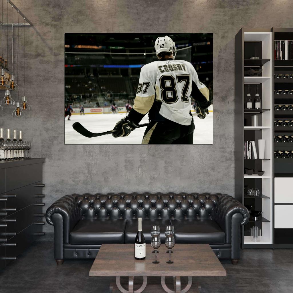 Sidney Crosby Hockey Sport Wall Art Print Poster