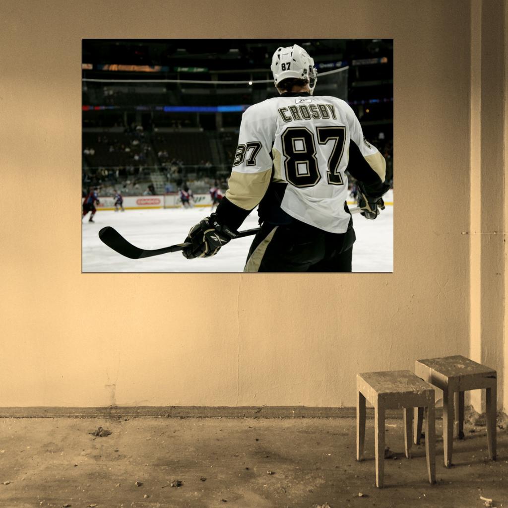 Sidney Crosby Hockey Sport Wall Art Print Poster