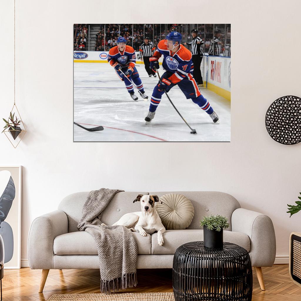 Taylor Hall Hockey Sport Wall Art Print Poster