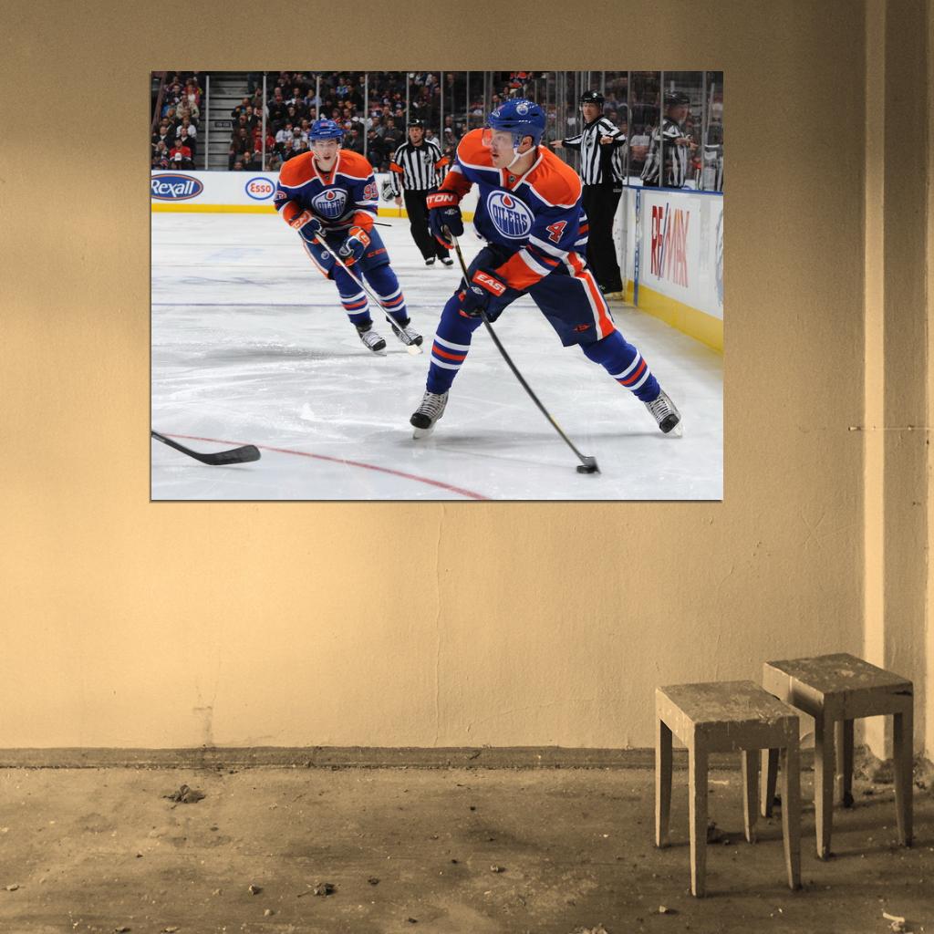 Taylor Hall Hockey Sport Wall Art Print Poster