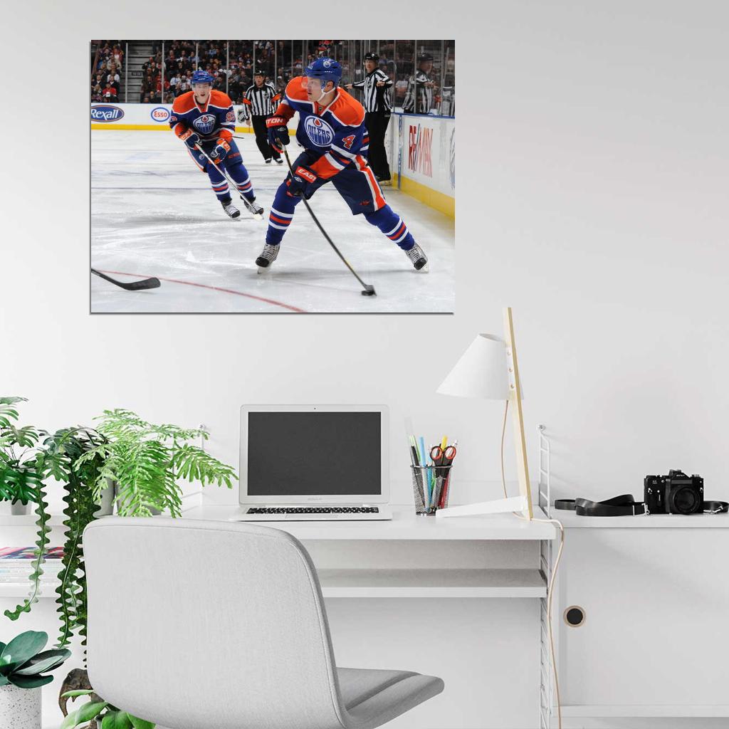 Taylor Hall Hockey Sport Wall Art Print Poster