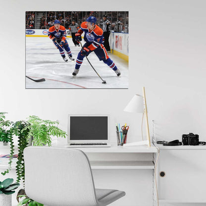 Taylor Hall Hockey Sport Wall Art Print Poster