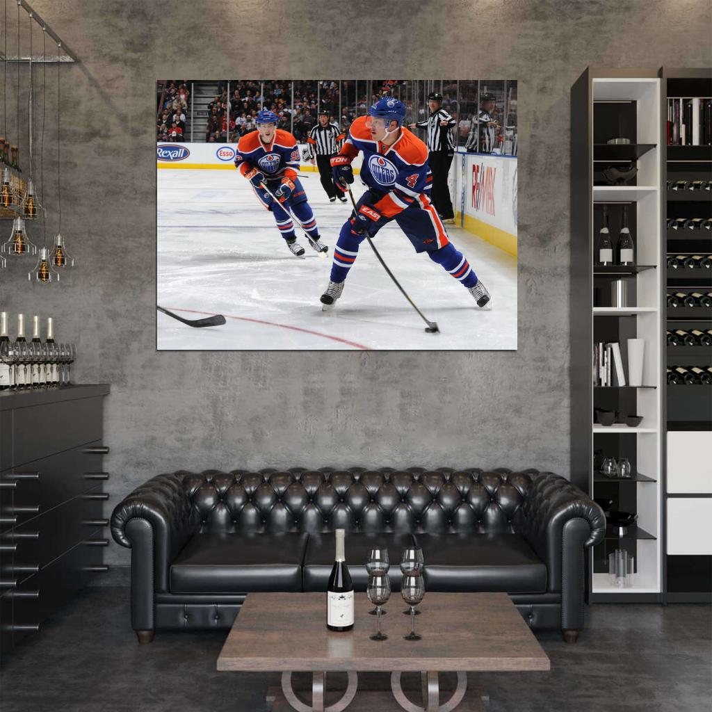 Taylor Hall Hockey Sport Wall Art Print Poster