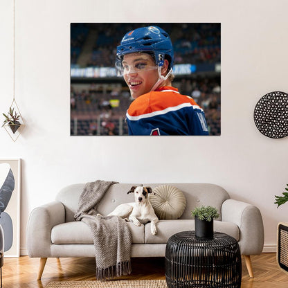 Taylor Hall Hockey Sport Wall Art Print Poster