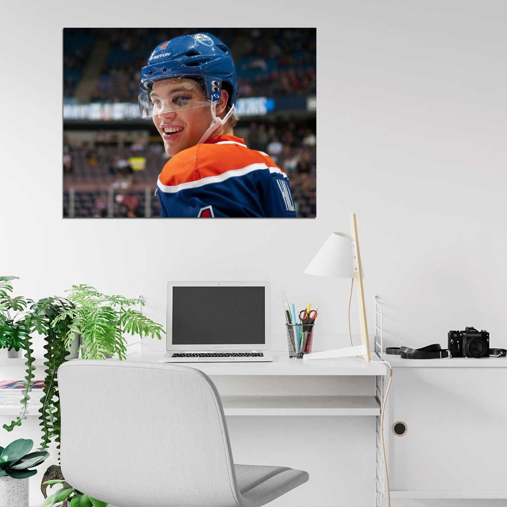 Taylor Hall Hockey Sport Wall Art Print Poster