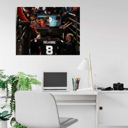 Teemu Ilmari Selanne Hockey Sport Wall Art Print Poster