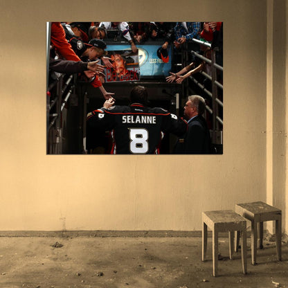Teemu Ilmari Selanne Hockey Sport Wall Art Print Poster