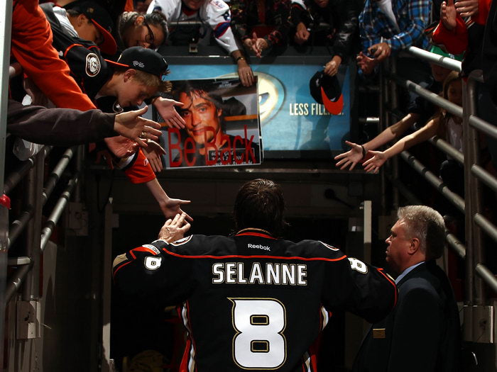 Teemu Ilmari Selanne Hockey Sport Wall Art Print Poster