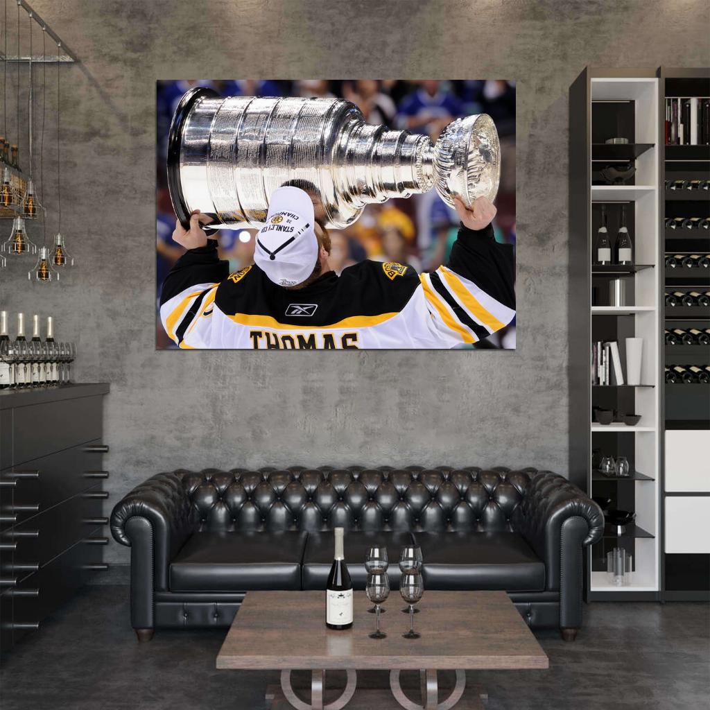 Tim Thomas Hockey Sport Wall Art Print Poster