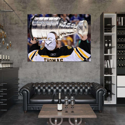 Tim Thomas Hockey Sport Wall Art Print Poster
