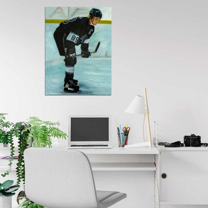 Wayne Gretzky Painting Art Classic Hockey Sport Wall Art Print Poster