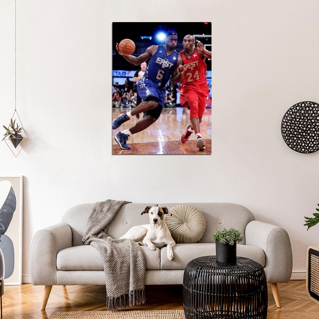 Lebron James East All-Star Game Basketball Sport Wall Art Print Poster