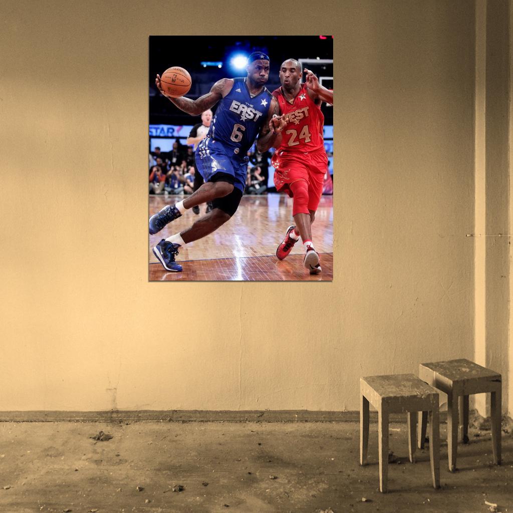 Lebron James East All-Star Game Basketball Sport Wall Art Print Poster