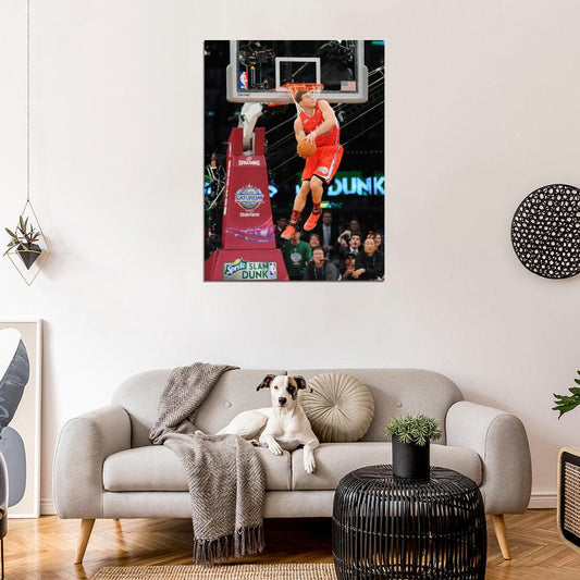 Blake Griffin Slam Dunk Contest Basketball Sport Wall Art Print Poster