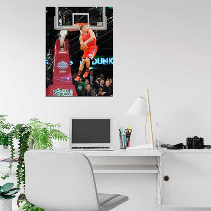Blake Griffin Slam Dunk Contest Basketball Sport Wall Art Print Poster