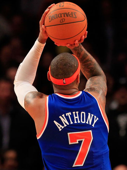 Carmelo Anthony New York Jump Shot Jumper Basketball Sport Wall Art Print Poster