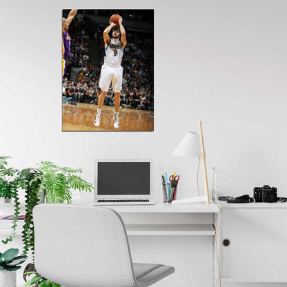 Ricky Rubio Jump Shot Basketball Sport Wall Art Print Poster