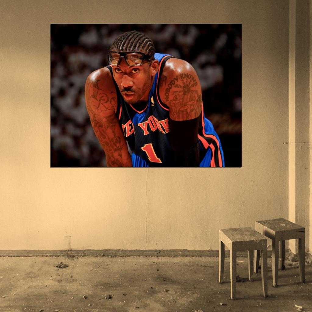 Amare Stoudemire New York Amar'e Basketball Sport Wall Art Print Poster