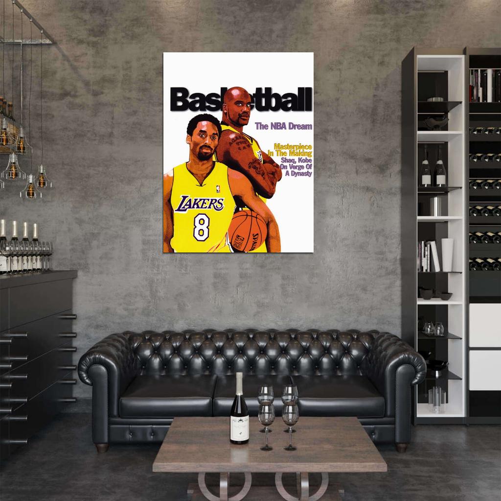 Shaquille O'Neal Art Basketball Sport Wall Art Print Poster