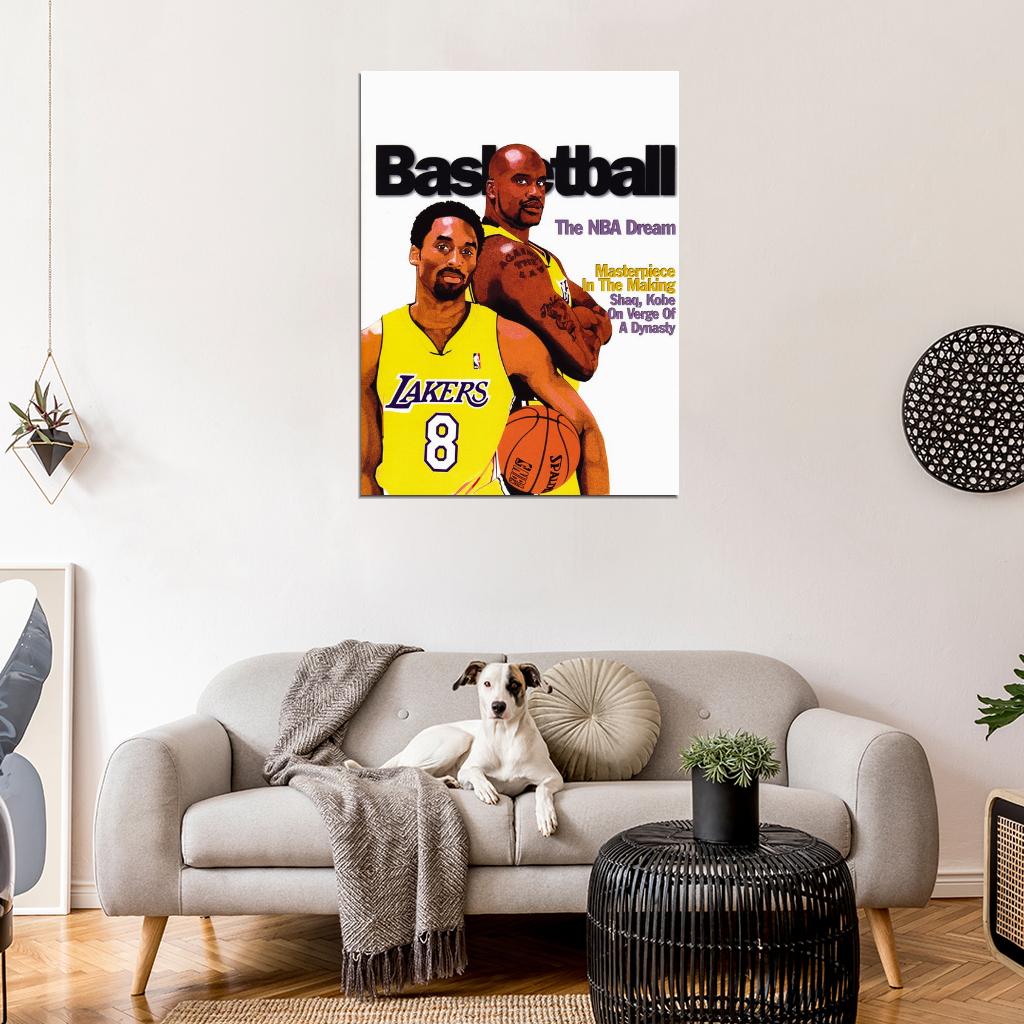 Shaquille O'Neal Art Basketball Sport Wall Art Print Poster