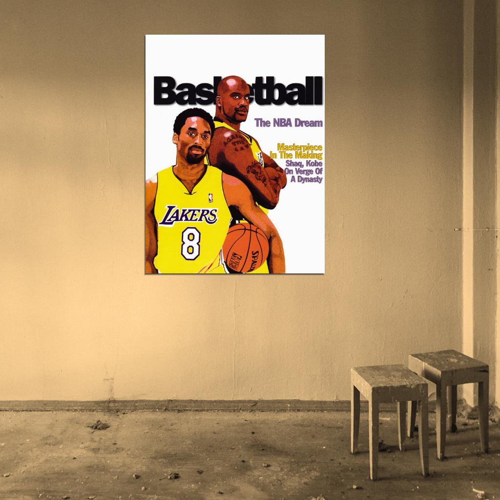 Shaquille O'Neal Art Basketball Sport Wall Art Print Poster