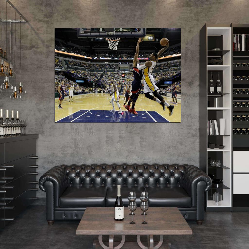 Paul George Slam Dunk Basketball Sport Wall Art Print Poster