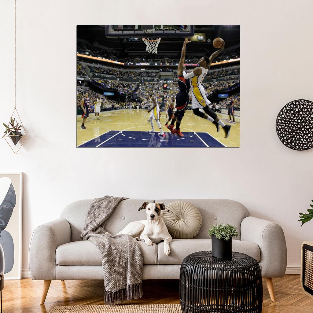 Paul George Slam Dunk Basketball Sport Wall Art Print Poster