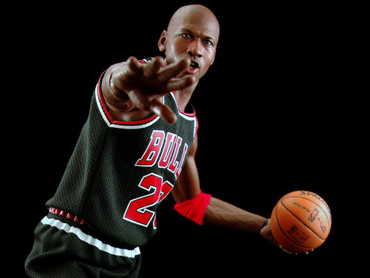 Michael Jordan Figure Bulls Basketball Sport Wall Art Print Poster