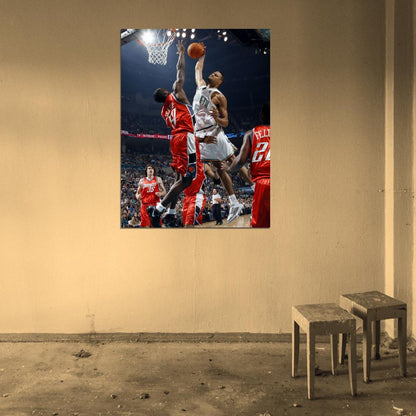Tyson Chandler Dunk Basketball Sport Wall Art Print Poster
