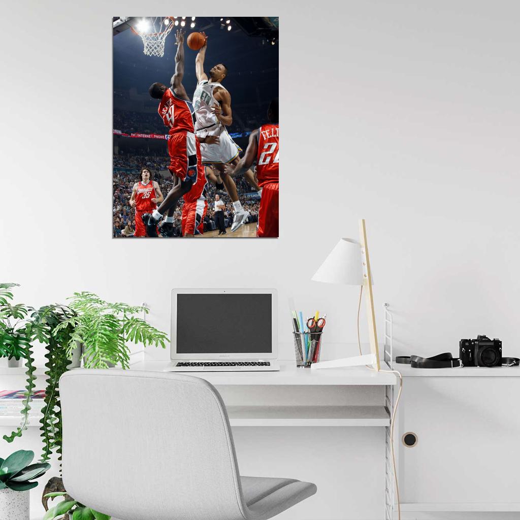 Tyson Chandler Dunk Basketball Sport Wall Art Print Poster