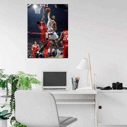 Tyson Chandler Dunk Basketball Sport Wall Art Print Poster