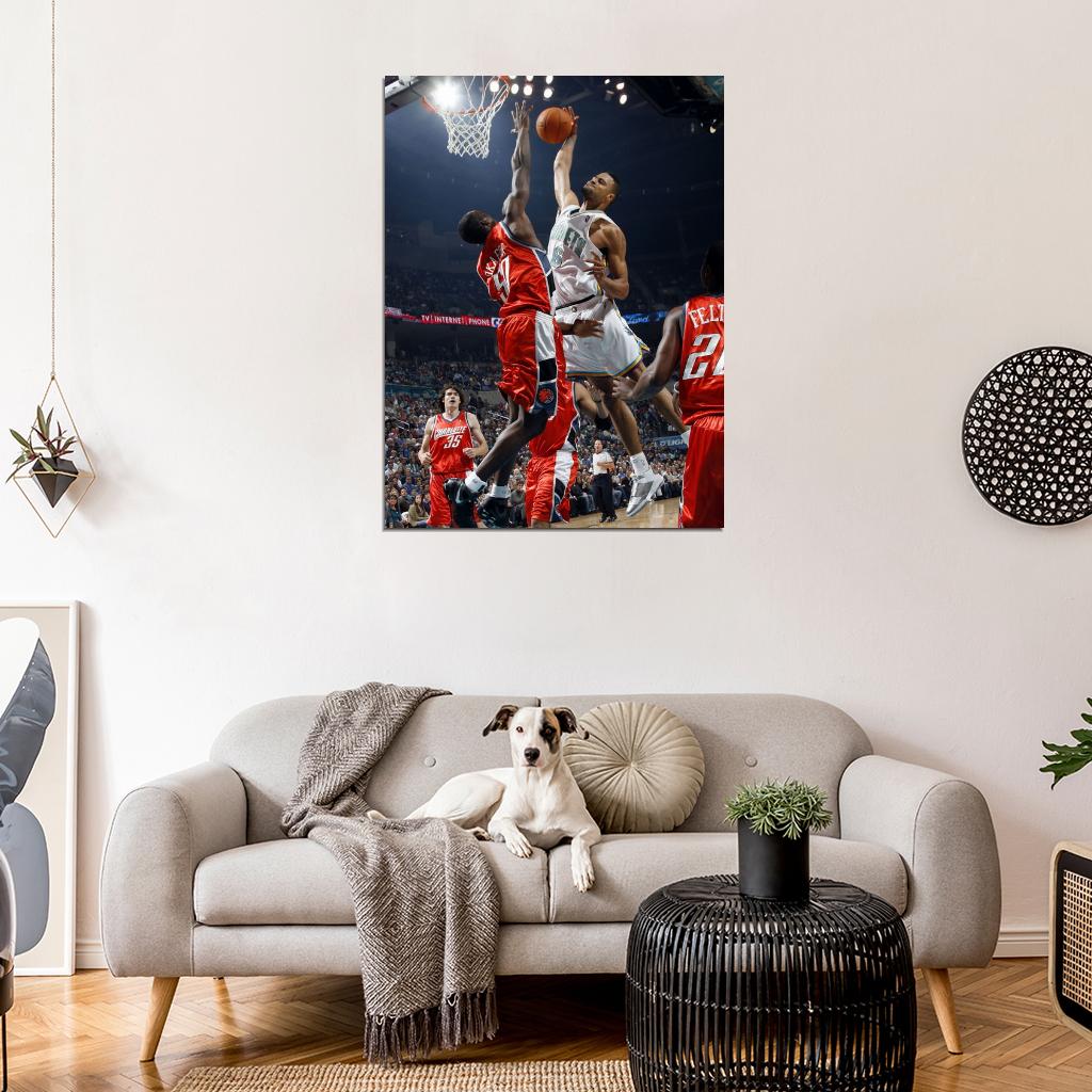 Tyson Chandler Dunk Basketball Sport Wall Art Print Poster