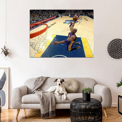 Black Mamba Dunk Basketball Sport Wall Art Print Poster