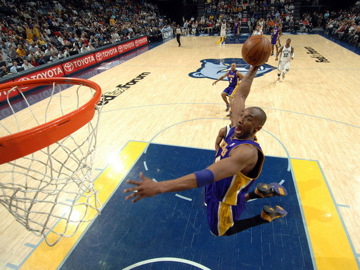 Black Mamba Dunk Basketball Sport Wall Art Print Poster