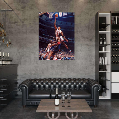 Scottie Pippen Retro Basketball Sport Wall Art Print Poster
