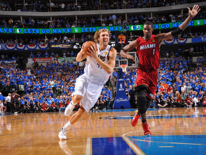 Dirk Nowitzki Finals Dallas Basketball Sport Wall Art Print Poster