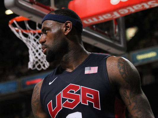 Lebron James USA Team Basketball Sport Wall Art Print Poster