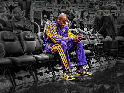 Black Mamba Comeback Return Los Angeles Basketball Sport Wall Art Print Poster