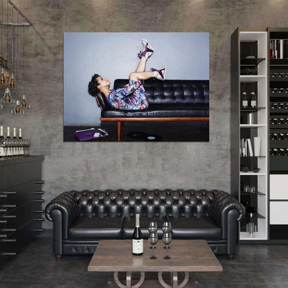 Alicia Keys Smile R&B Singer Rare Wall Art Print Poster