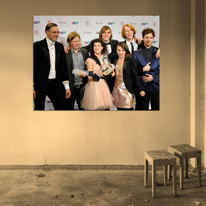 Arcade Fire Indie Rock Band Rare Wall Art Print Poster