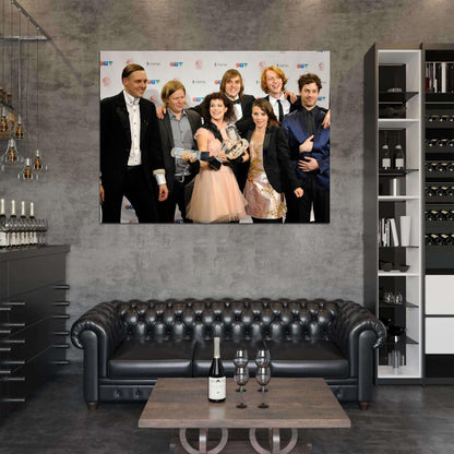 Arcade Fire Indie Rock Band Rare Wall Art Print Poster