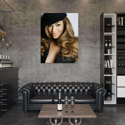 Beyonce Beautiful Portrait R&B Singer Rare Wall Art Print Poster