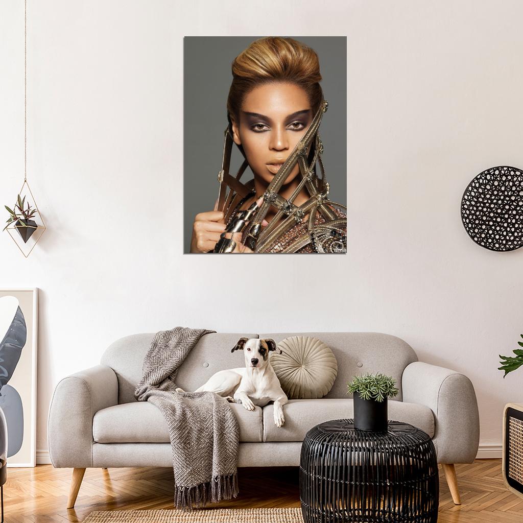 Beyonce Portrait R&B Singer Rare Wall Art Print Poster